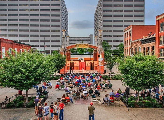 Market Square Bill Lyons Pavilion Downtown Knoxville