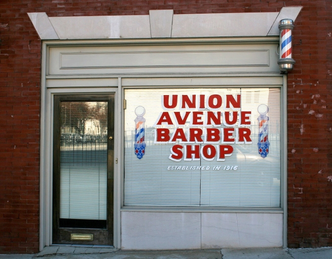 Union Avenue Barber Shop Downtown Knoxville